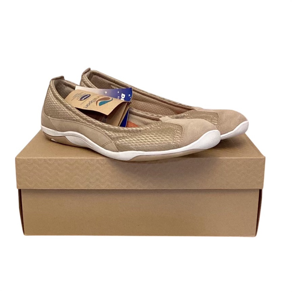 Dr. Scholl’s 9.5 NIB Public Natural Sport Women’s Slip On Tan Comfort Shoes